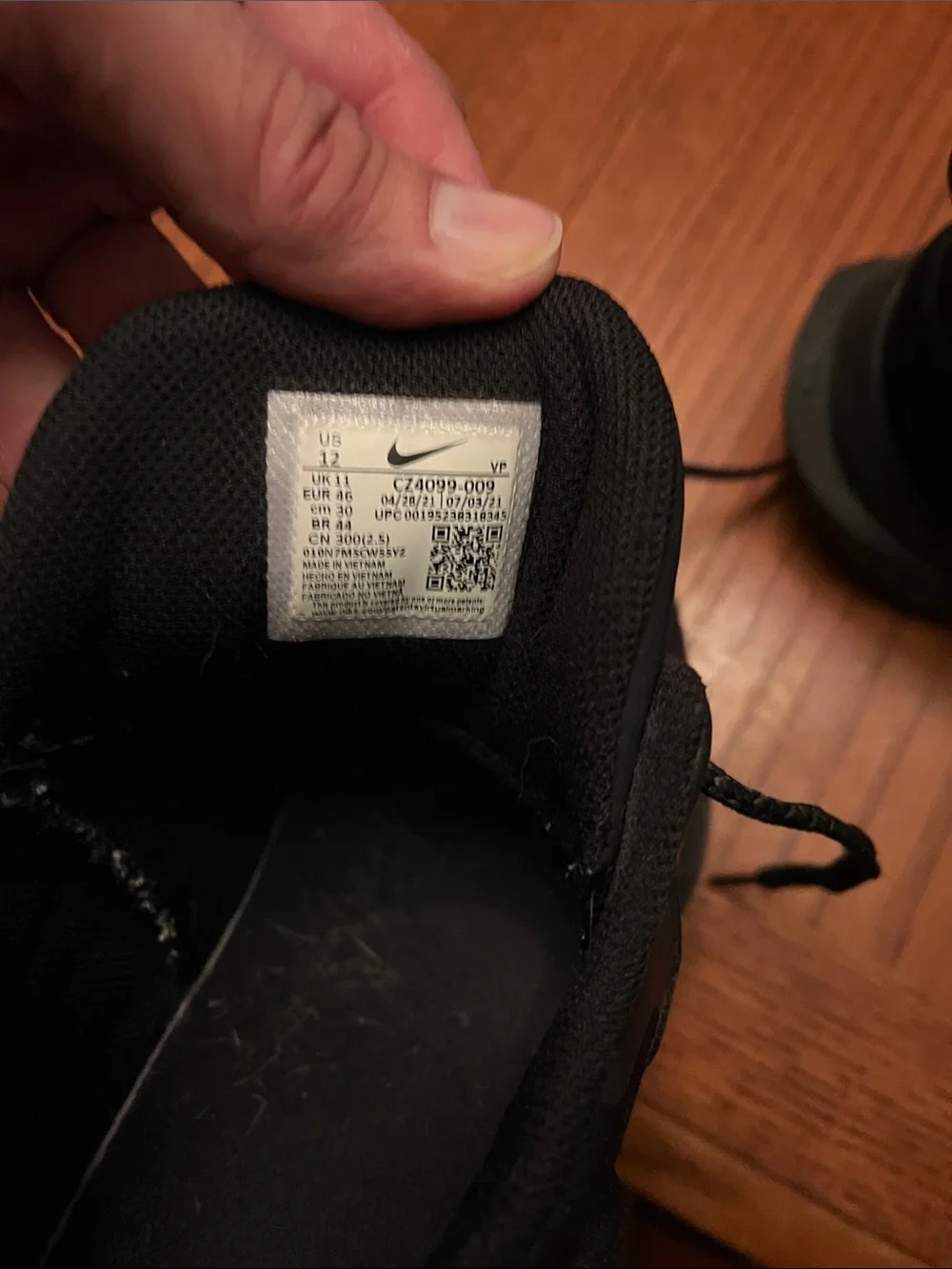 Nike- Giannis freaks. Black athletic shoes. Size 12